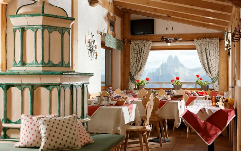 Cortina's best eats with the breathtaking mountains view