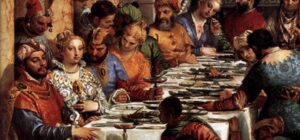 renessaince florence banquet serving gelato